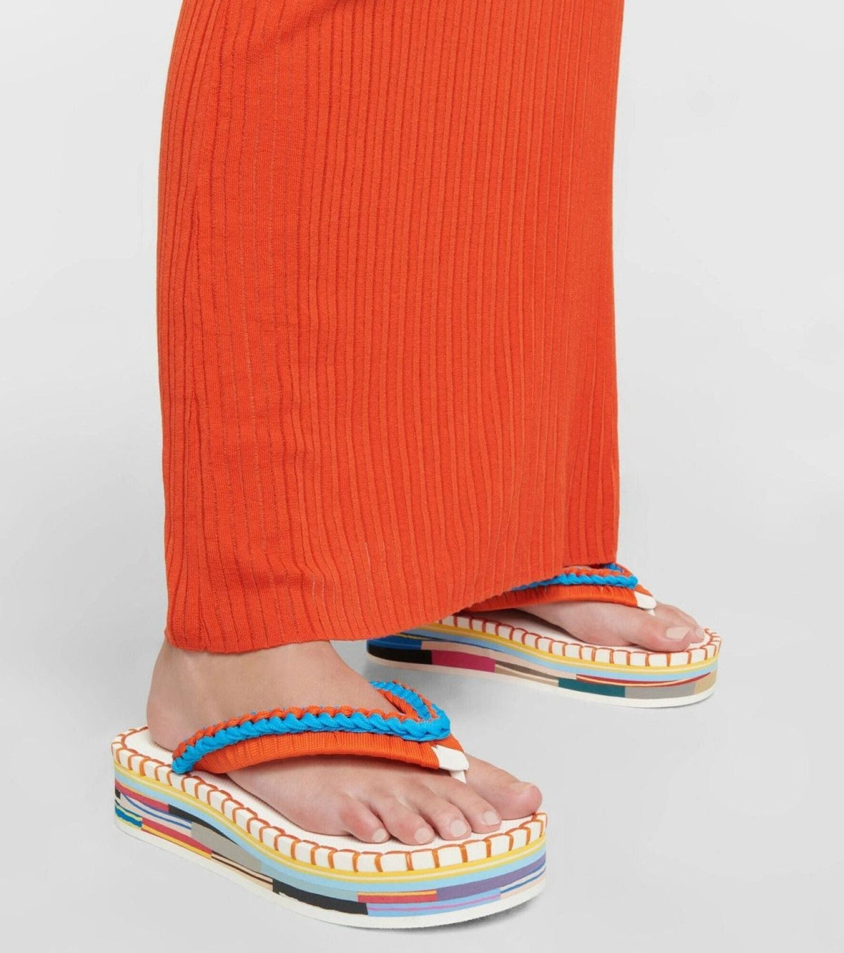 Tongs Lou - Orange & Blue