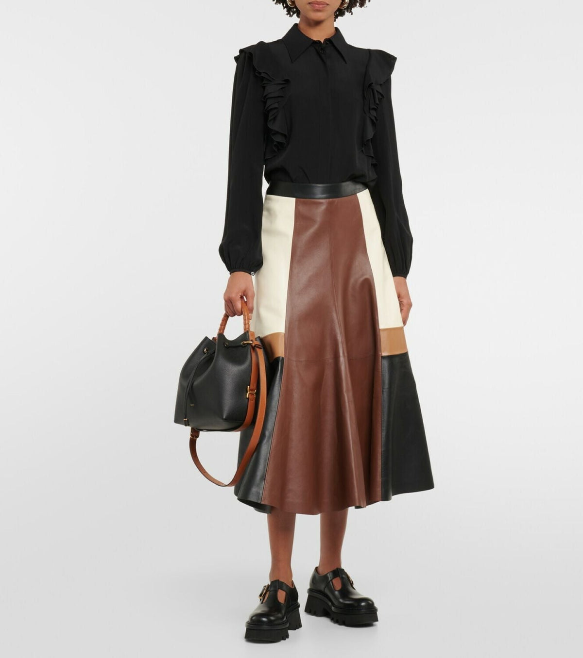 Babies Owena 50 en cuir - Black