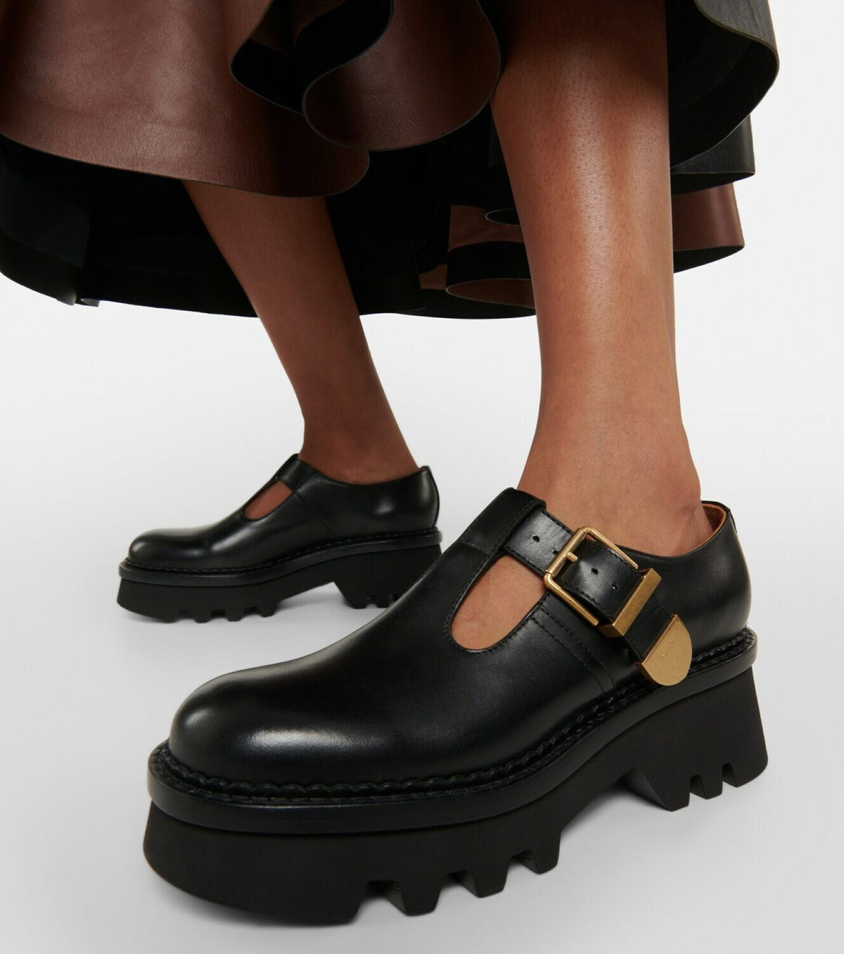 Babies Owena 50 en cuir - Black