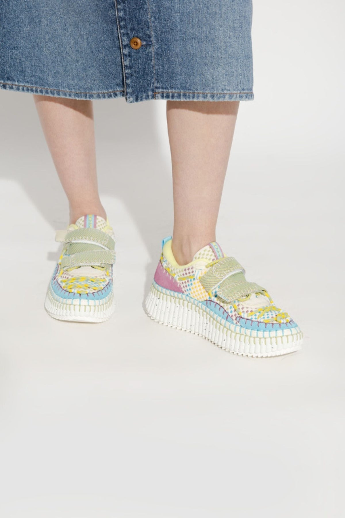 Sneakers Nama compensées - Horizon Blue