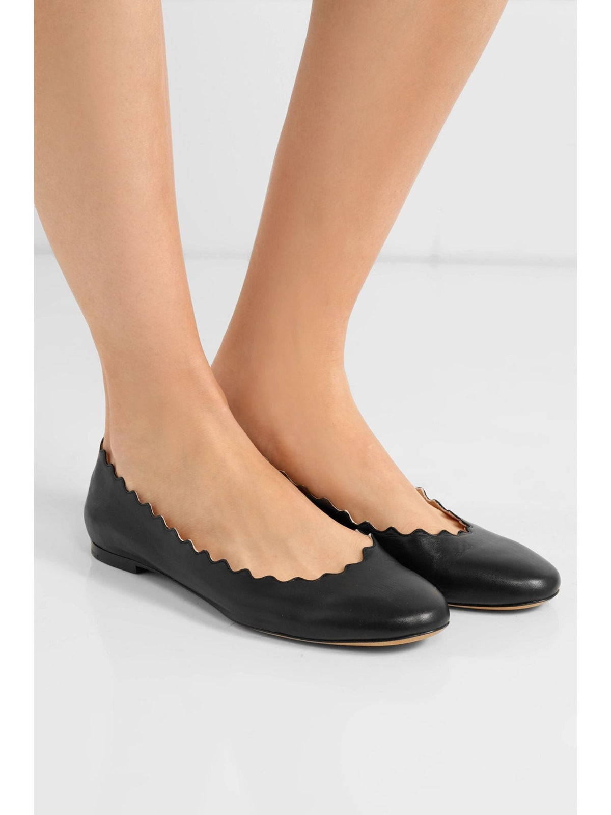 Ballerines Lauren en cuir - Black