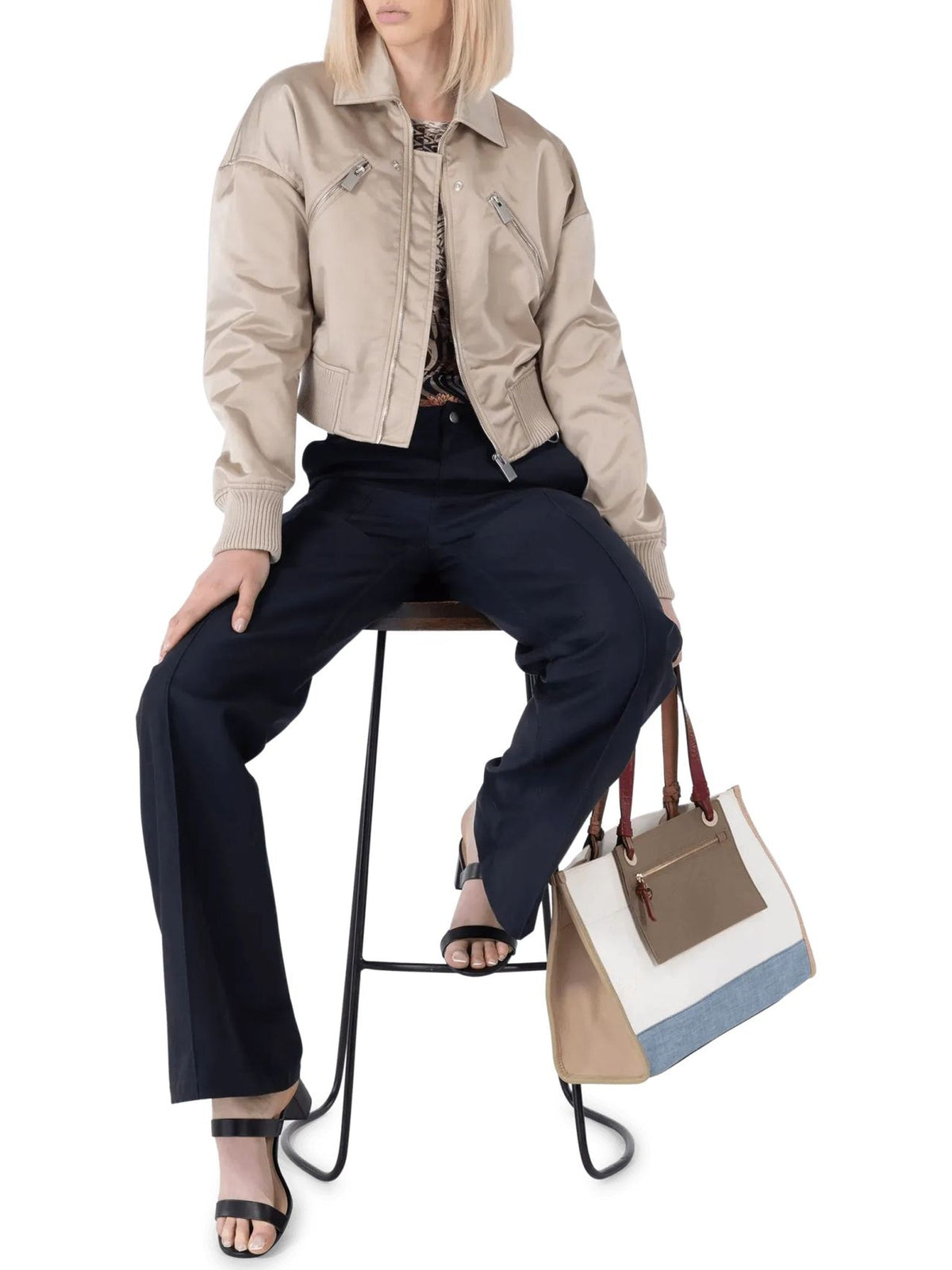 NEW_Cement Beige Tote Bags - Cement Beige