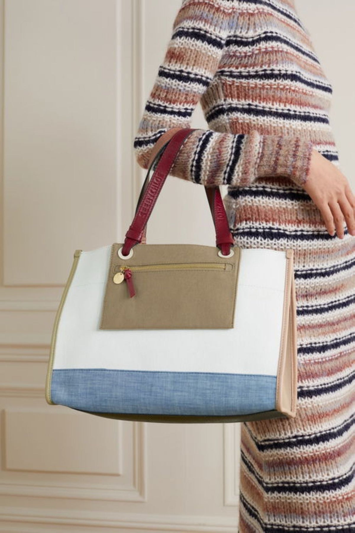 NEW_Cement Beige Tote Bags - Cement Beige