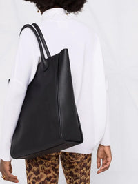 Grand cabas Joyce en cuir - Black