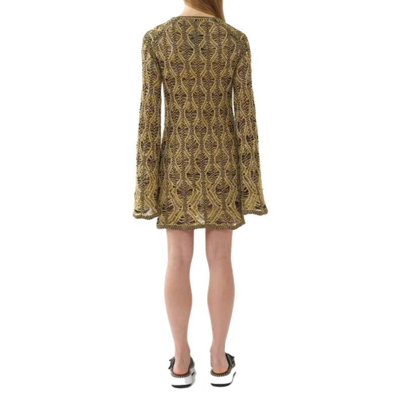 NEW_Robe tricotée en lin - Truly Yellow