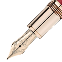 Stylo plume Meisterstück Calligraphy Solitaire laqué rouge bordeaux