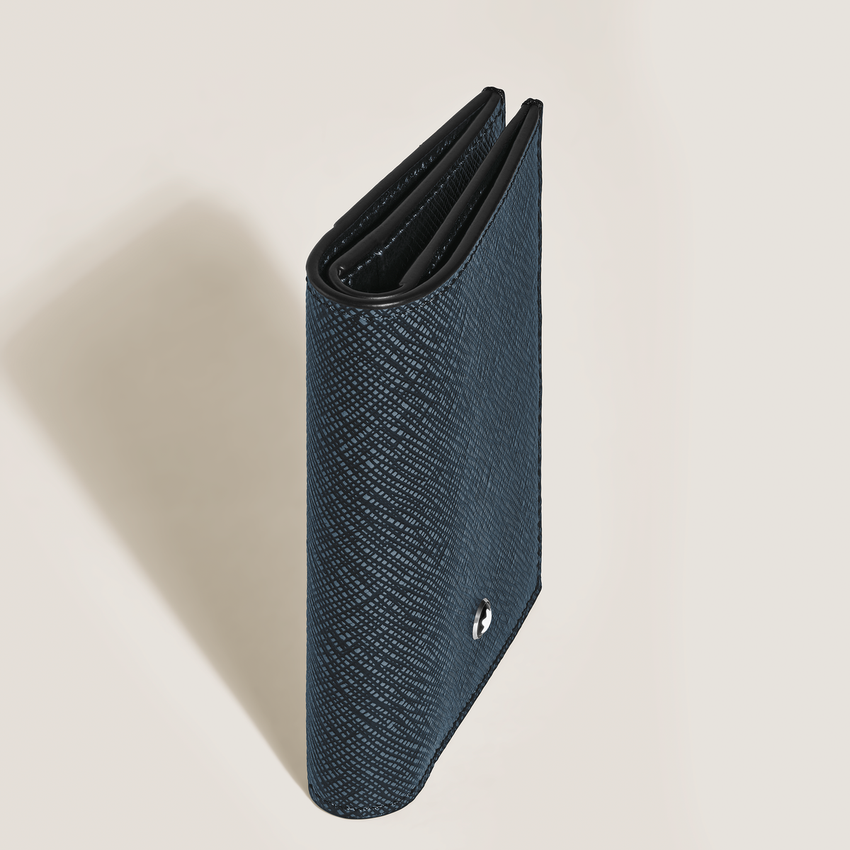 Mini Portefeuille 4cc en Cuir Sartorial
