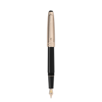Stylo plume Meisterstück Doué Geometry Classique doré or signature (F)