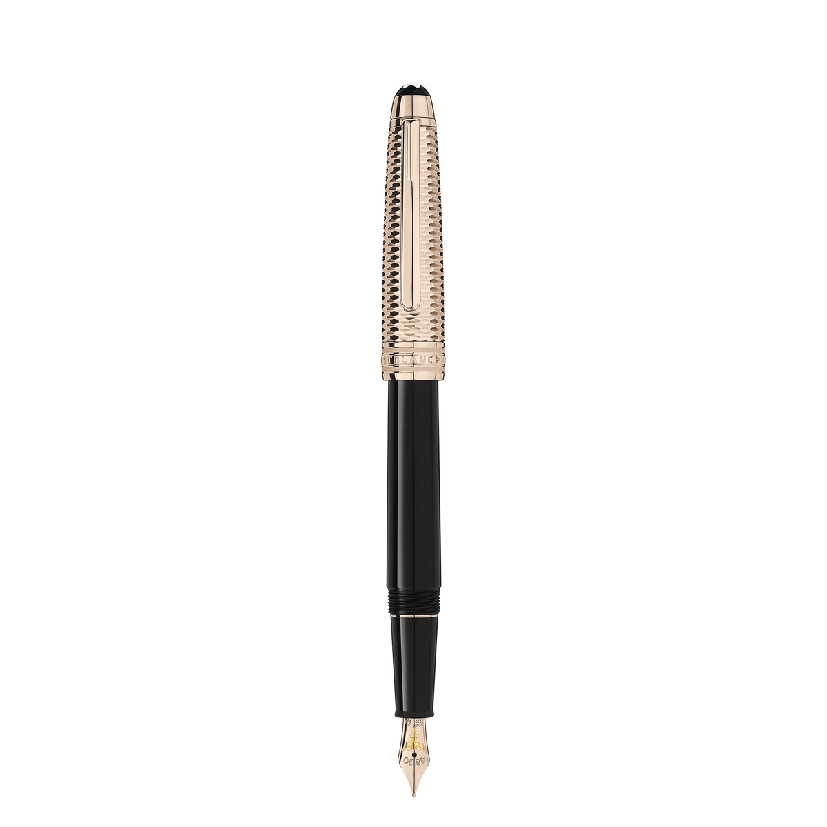 Stylo plume Meisterstück Doué Geometry Classique doré or signature (F)