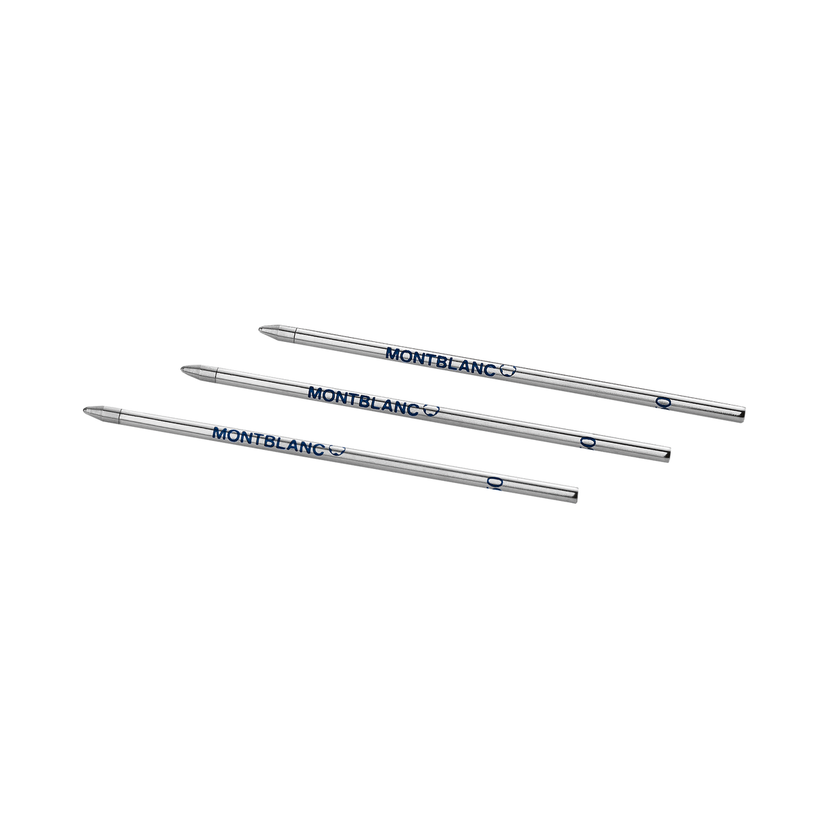3x Recharges pour Stylo Bille Petit Modèle, Royal Blue