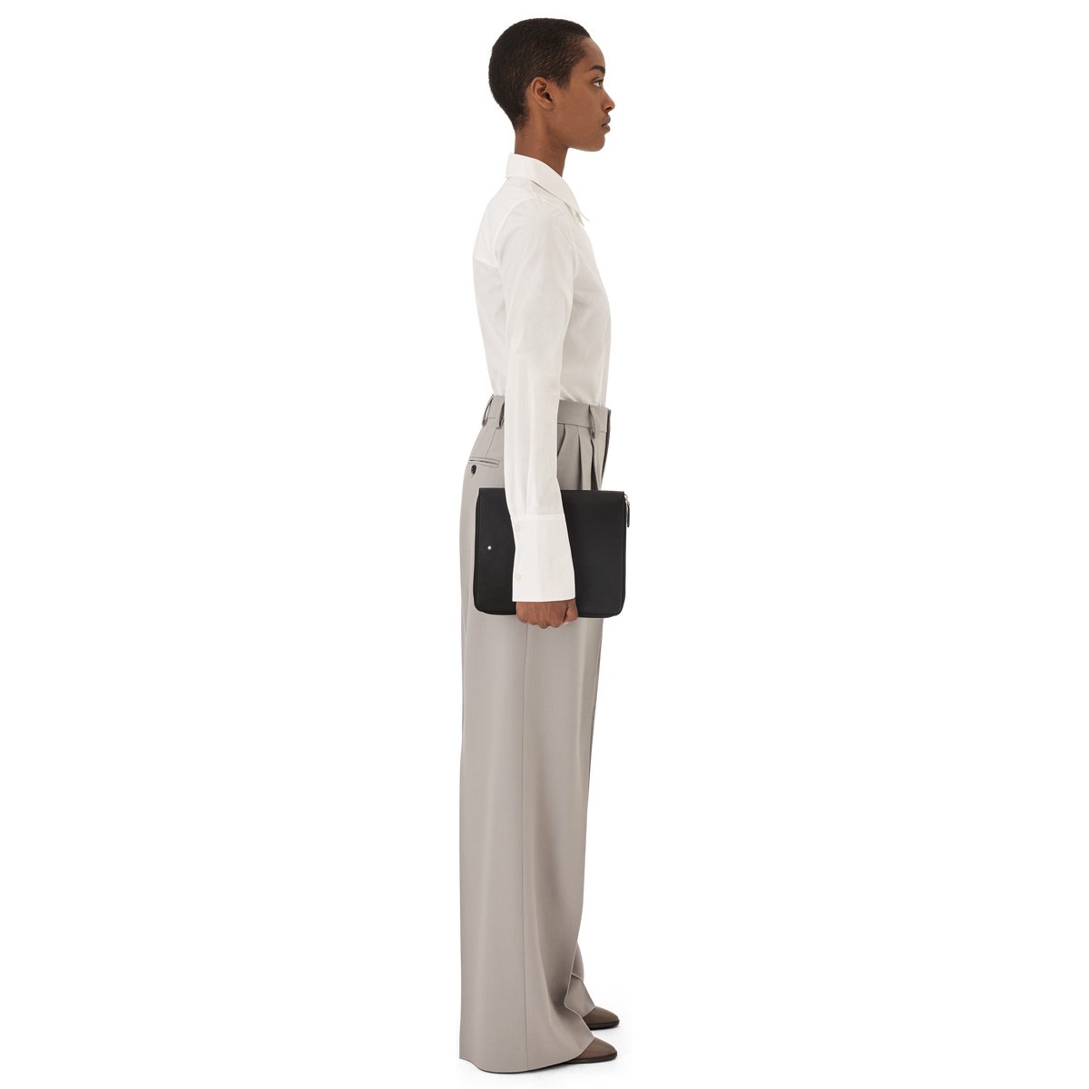 Étui pour Carnet Moyen en Cuir Sartorial