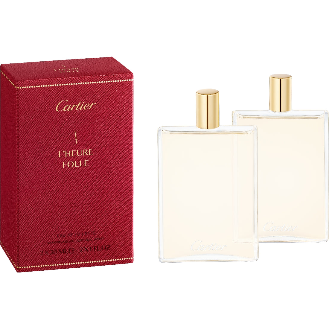 Recharges Eau de Toilette Les Heures de Parfum x L'Heure Folle 2x30ml