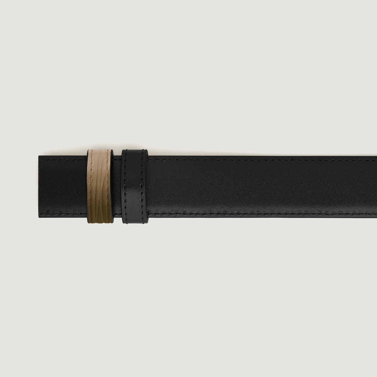 Ceinture en cuir réversible 30 mm sable corteccia/noir Meisterstück