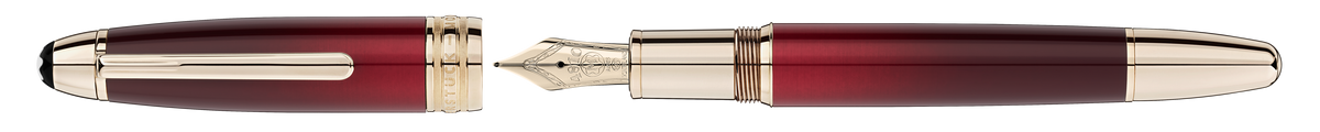 Stylo plume Meisterstück Calligraphy Solitaire laqué rouge bordeaux