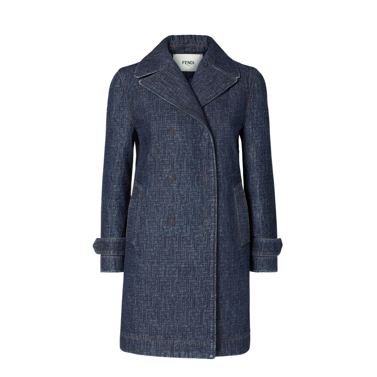 Veste en denim FF - Bleu foncé
