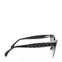Lunettes Cat eye à motif argenté - Gris & Noir