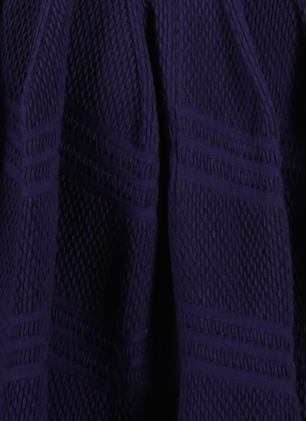 Jupe Piquée Hiver en laine - Indigo