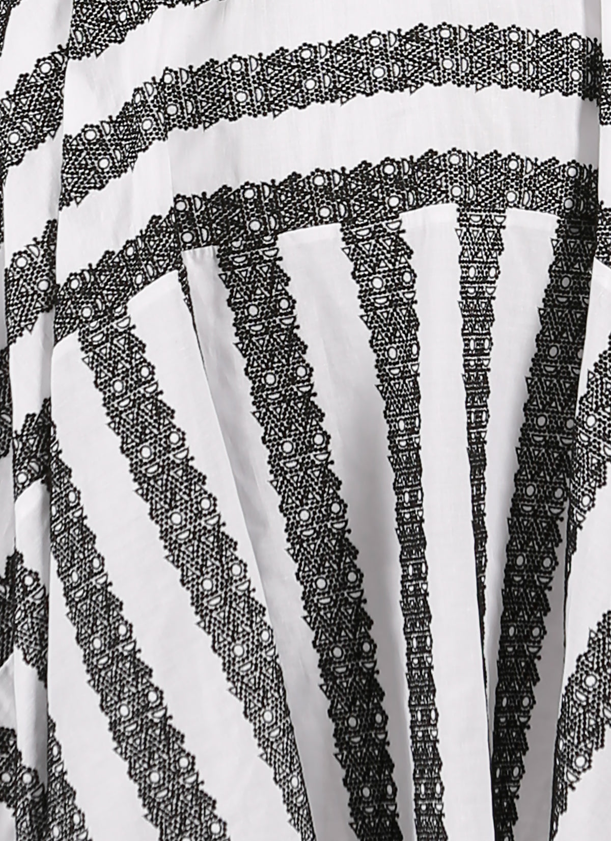 Jupe "Art Déco" - Blanc & Noir