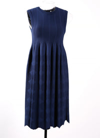 Robe sans manches Vanuatu en maille - Cobalt