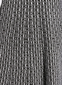 Tunique à manches longues Segovie en laine - Noir & Blanc