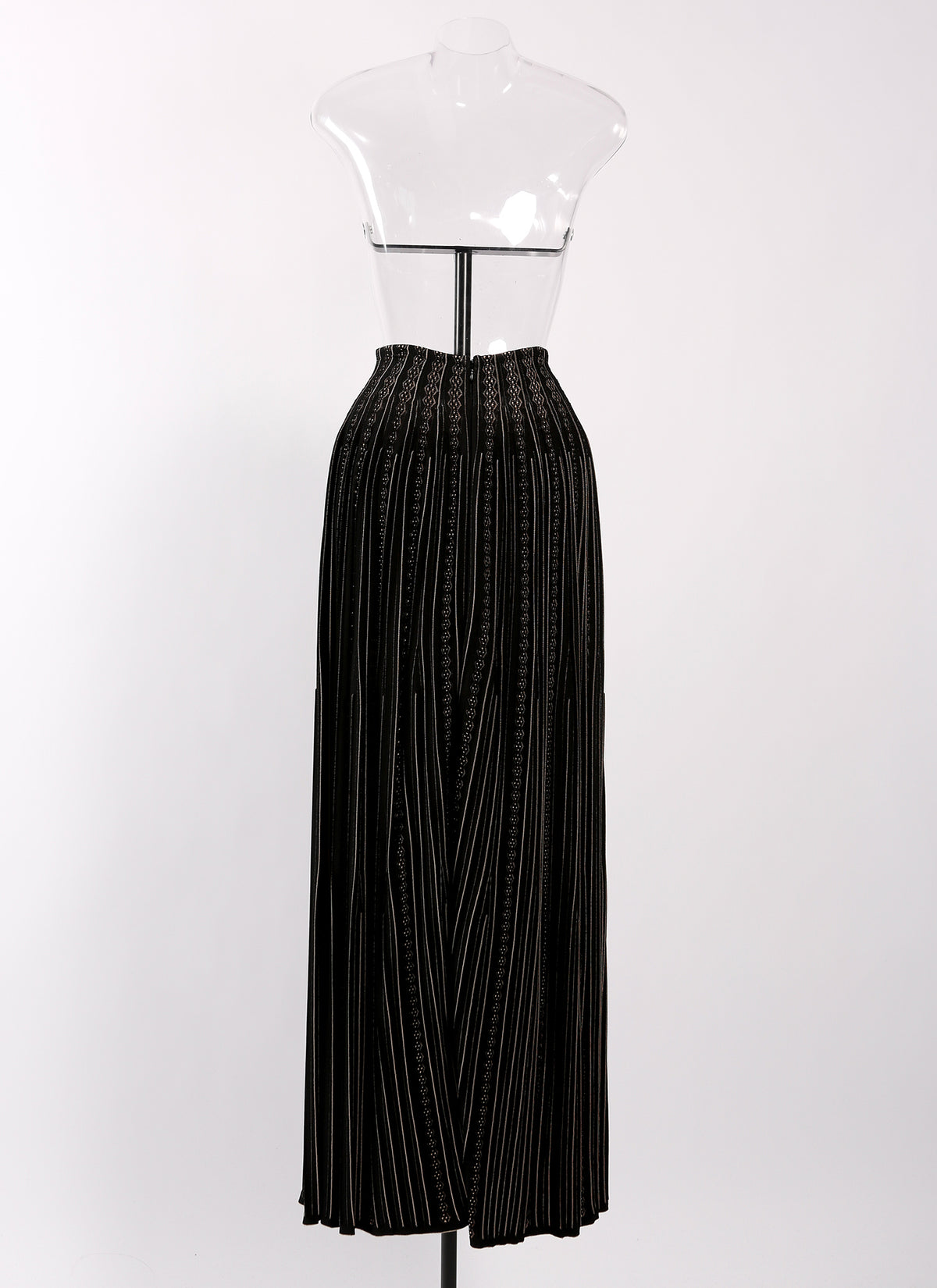 Jupe Mistral en maille - Noir & Beige
