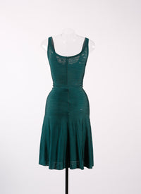 Bolchoi knitted sleeveless dress - Petrole Blue