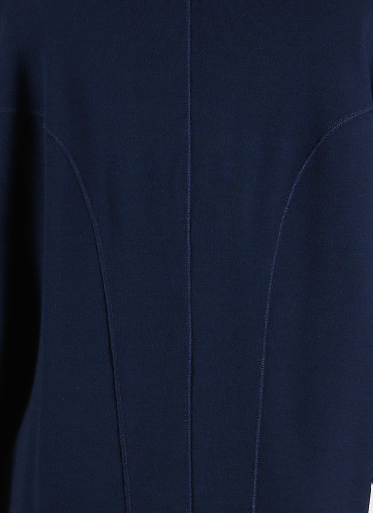 Robe à manches longues en laine - Marine