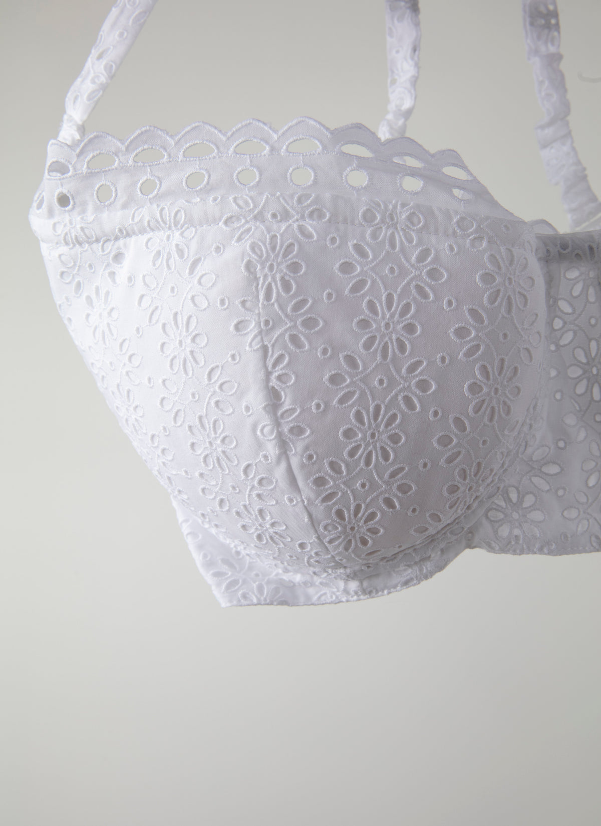 Soutien-gorge brodé - Blanc
