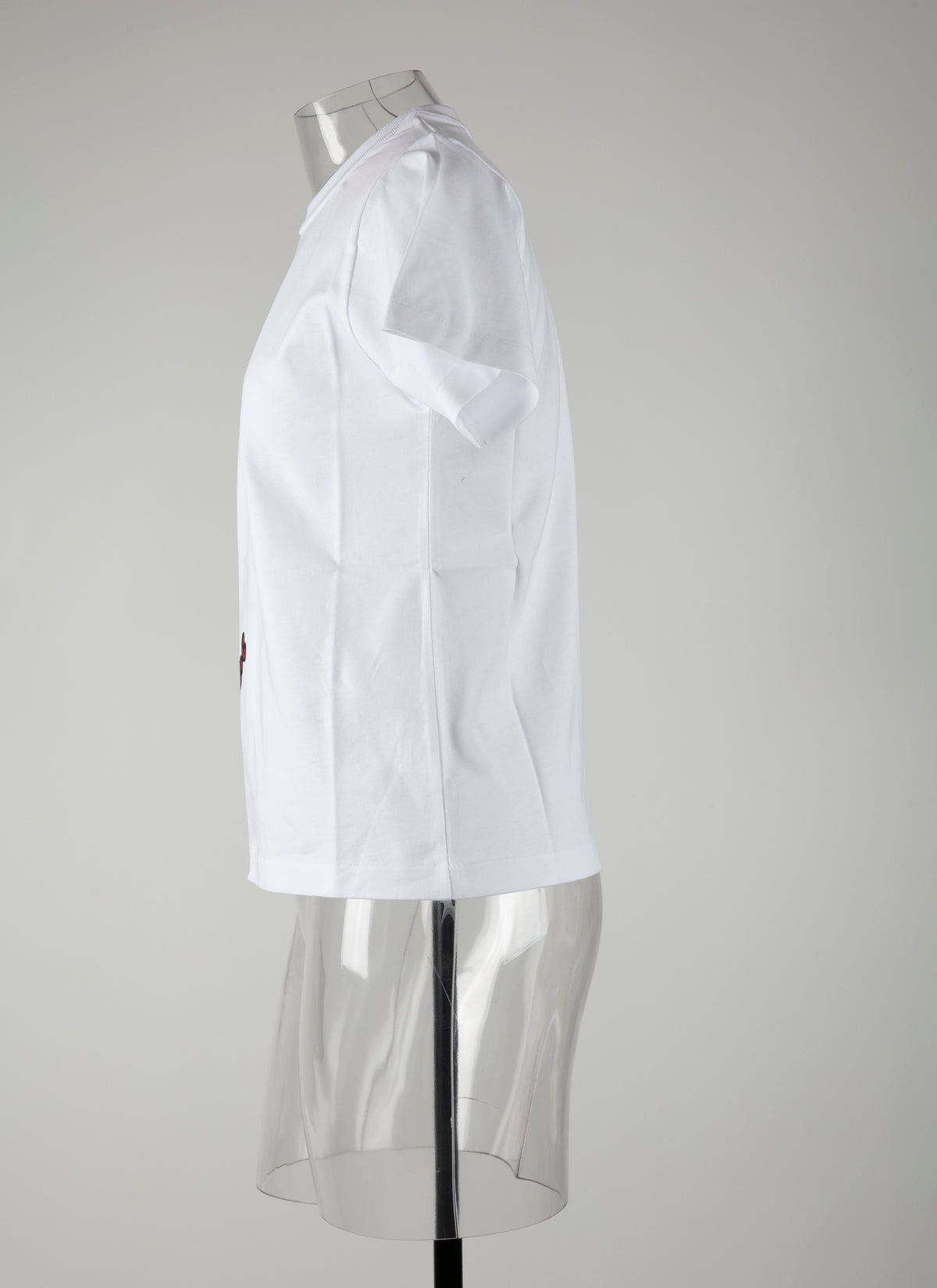 T-shirt Mon cœur - Blanc & Rouge