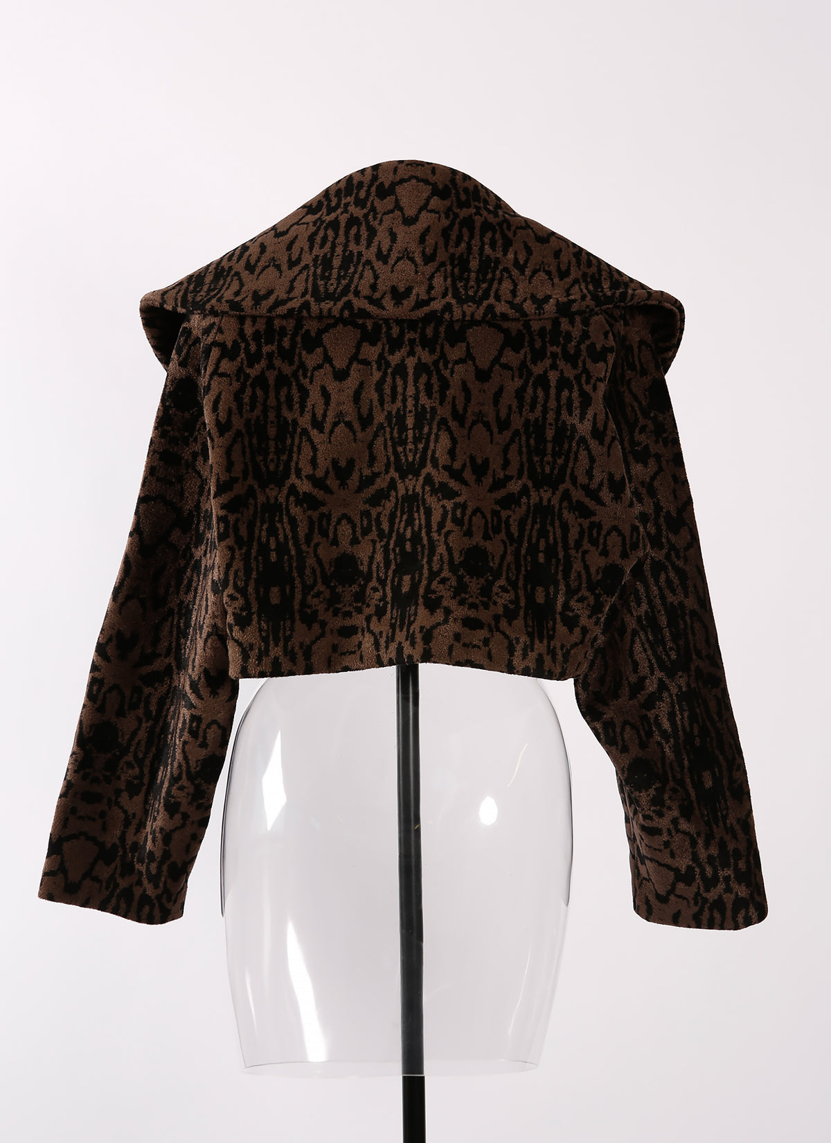 Pantera long-sleeved bolero - Black & Brown