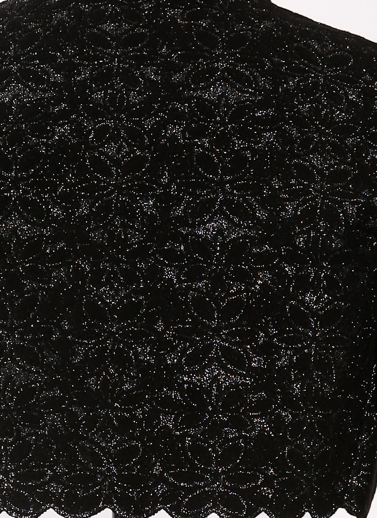 Bolero à manches longues Patio - Noir & Argent