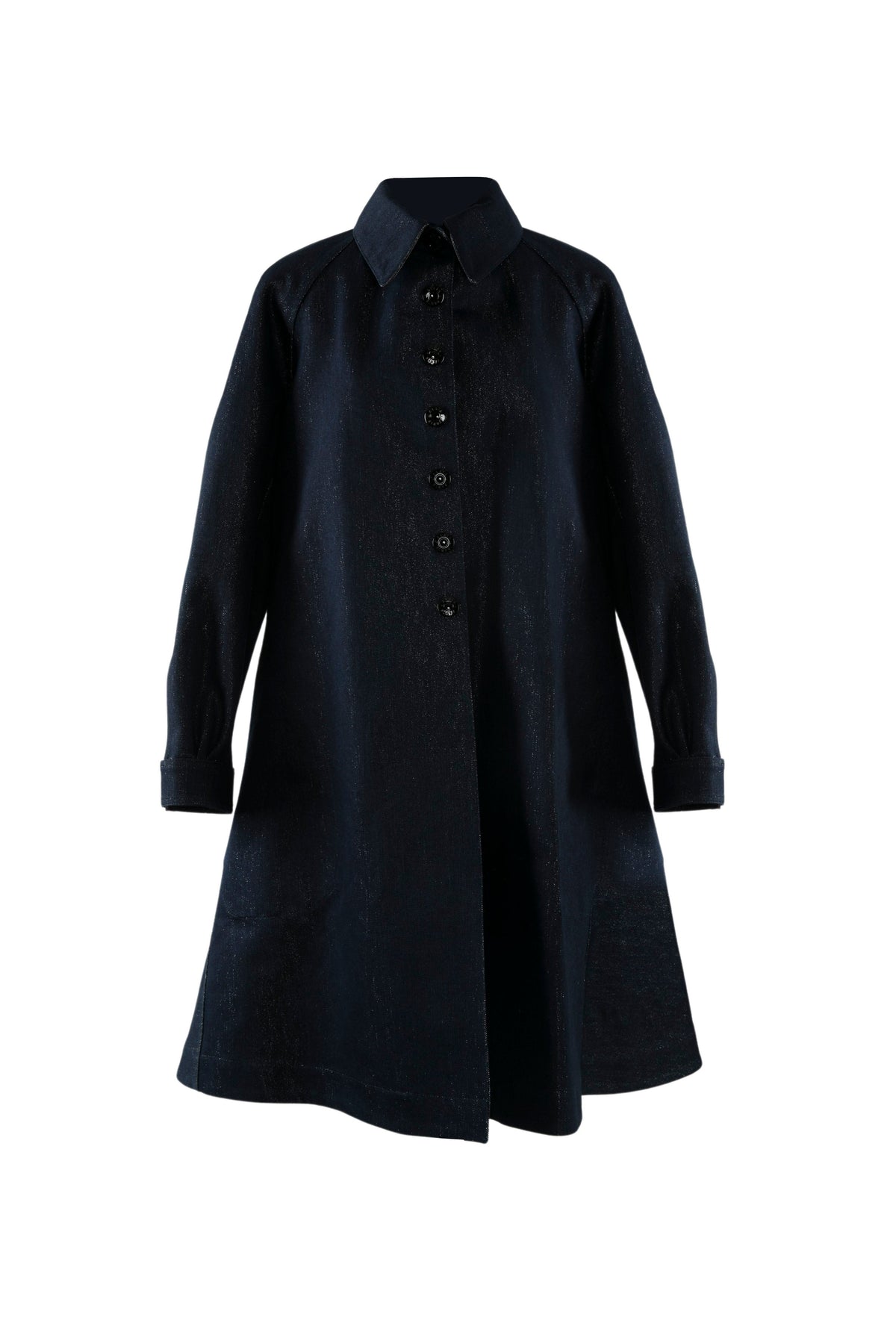 Manteau en denim - Bleu & Argenté