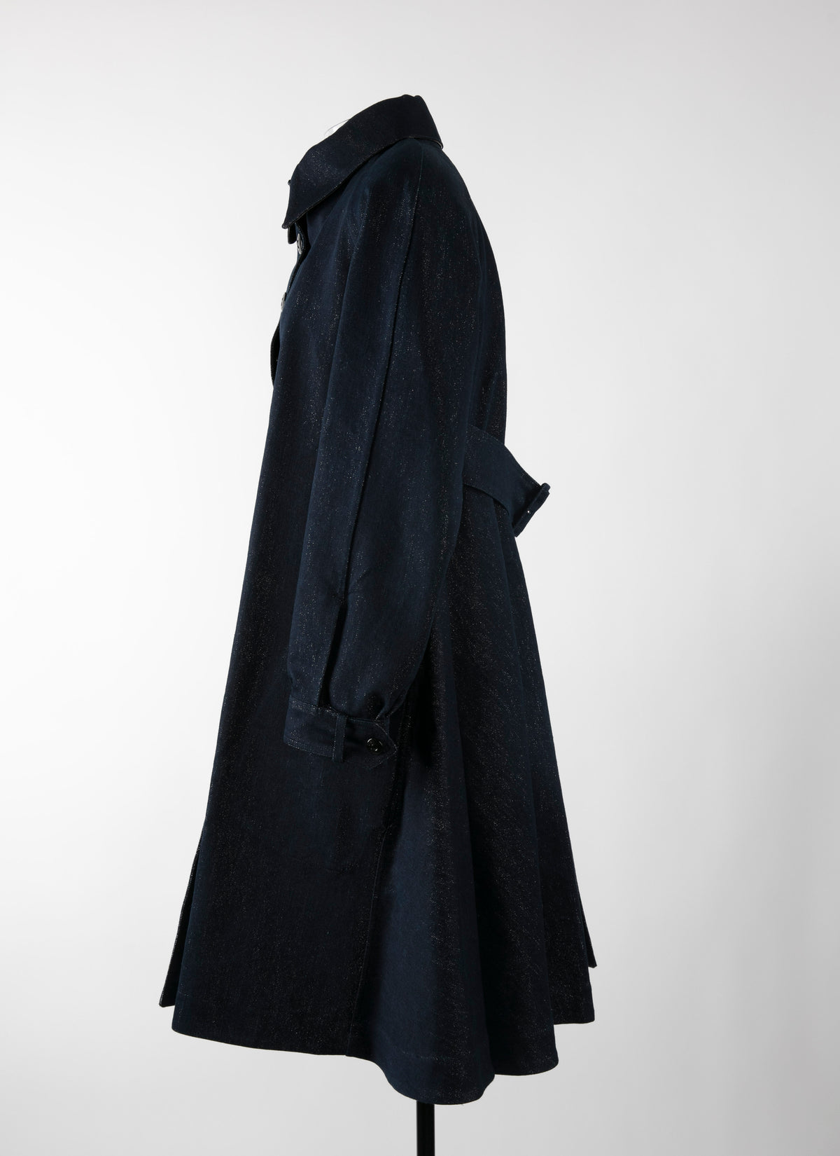 Manteau en denim - Bleu & Argenté