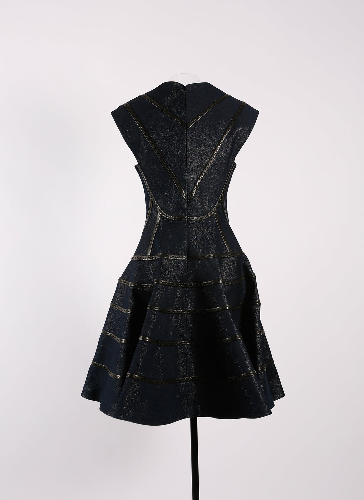Robe sans manches en denim - Argent