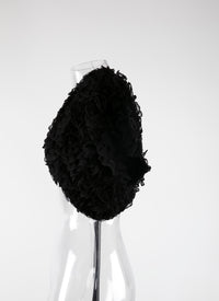 Houpette short-sleeved bolero - Black