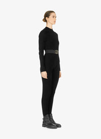 Belt with graphic fastenings - Black
