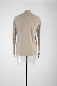 Chemise à manches longues - Ocre & Blanc