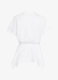 T-shirt structuré - Blanc