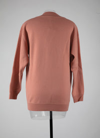 Short jumper in felted cashmere - Incarnate