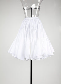 Poplin skirt - White