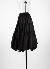 Ruffle skirt - Black
