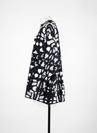 Pull à motif guépard en maille - Multicolore