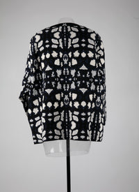 Pull à motif guépard en maille - Multicolore